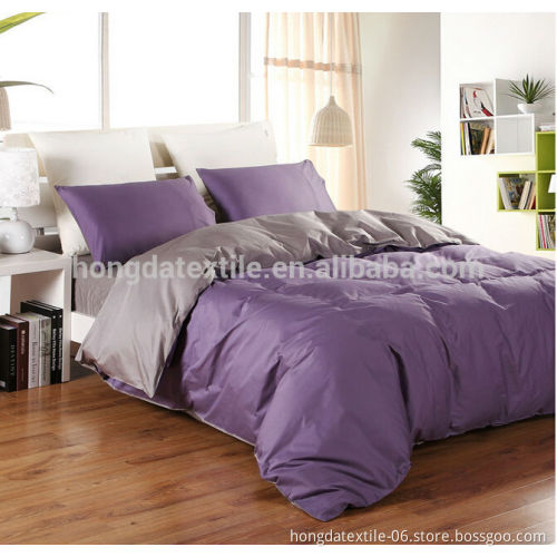 100% cotton 233TC down proof fabric duvet cover set, bed sheet set